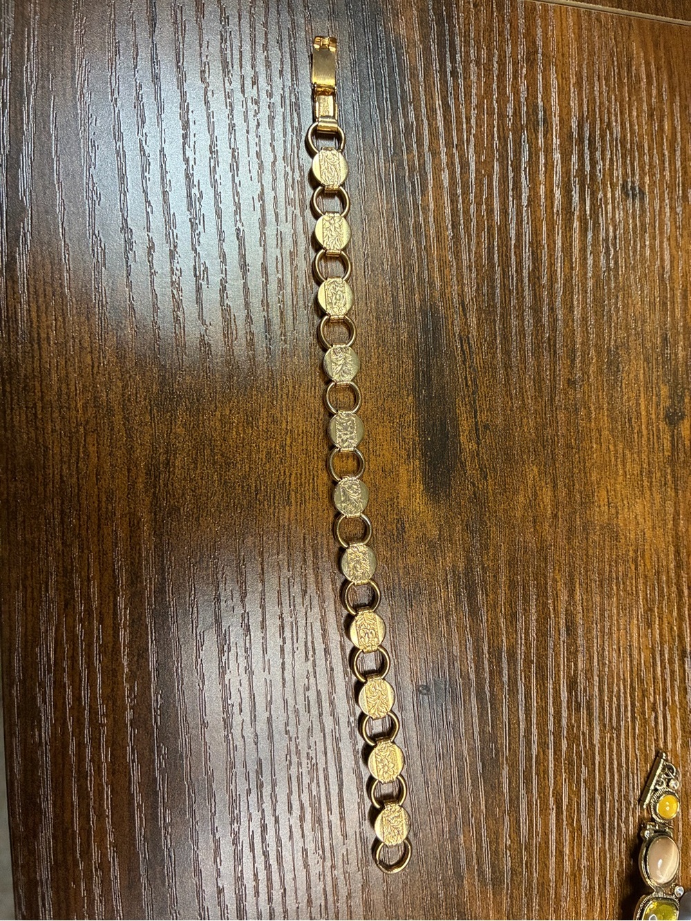 Sarah Coventry Gold-Tone Coin Link Bracelet - Women's Fashion Jewelry